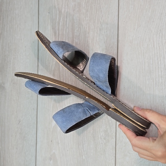 Sam Edelman Women Suede Double Strap Sandals Flats Shoes Sz 8M - Picture 6 of 10